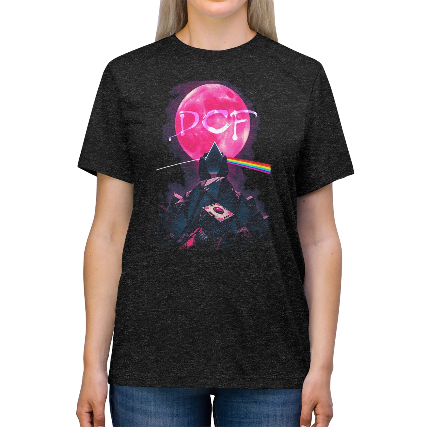 Coach PINK PRISM DCF ROCK UNISEX TEE