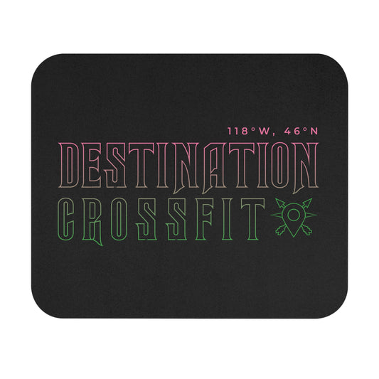 Destination CrossFit Rectangle Mouse Pad - Motivational Fitness Desk Accessory