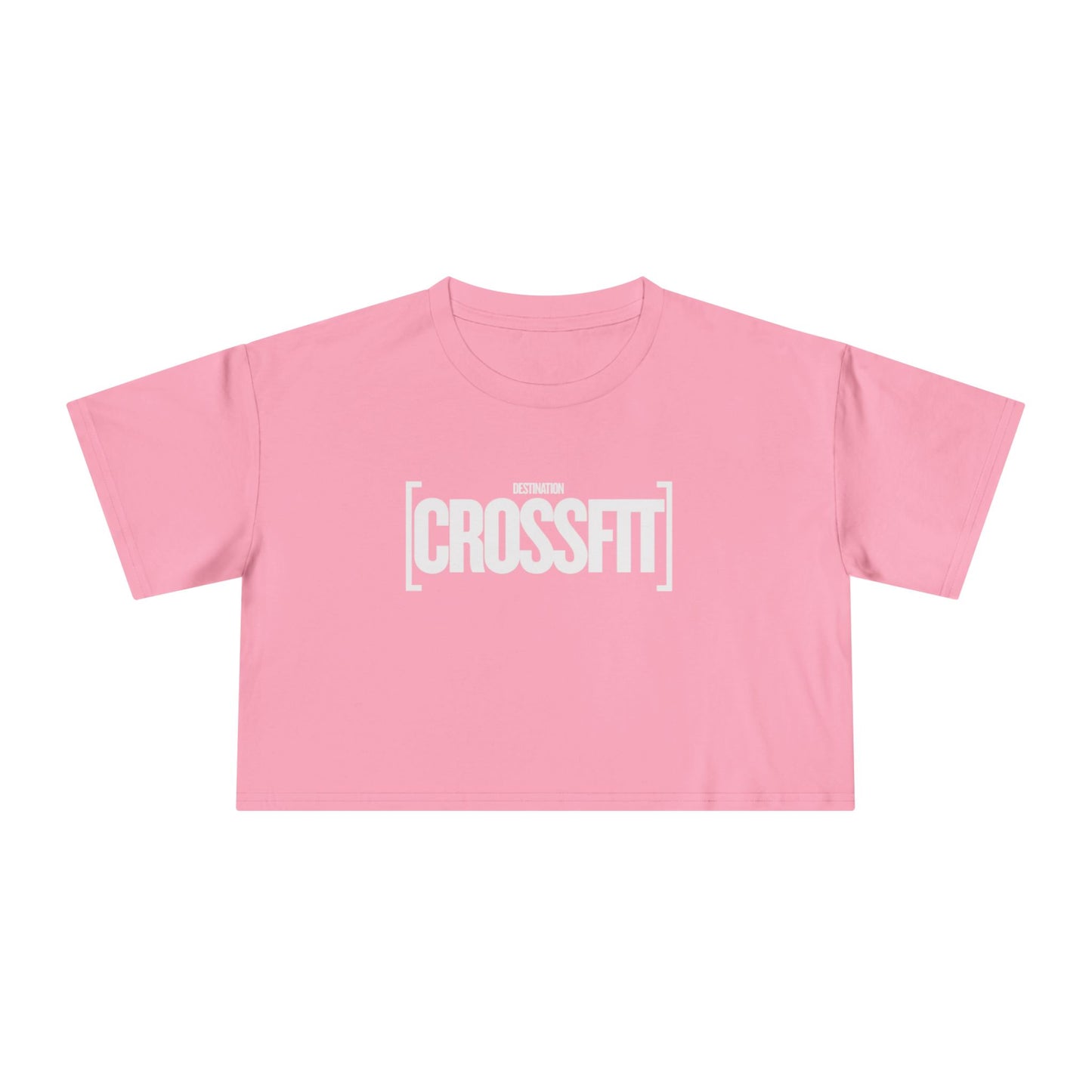 CrossFit Crop Tee - Fitness Apparel, Workout Shirt, Gym Top, Gift for Athletes, Activewear
