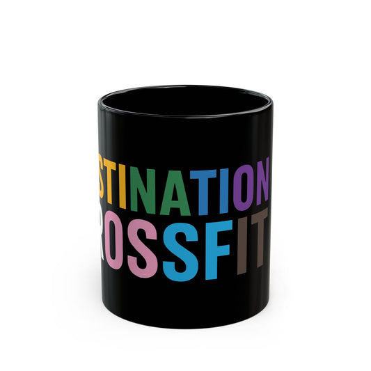 Destination CrossFit Mug - Motivational Coffee Cup for Fitness Lovers, Workout Gift, Gym Mug, Exercise Enthusiast, Sporty Drinkware