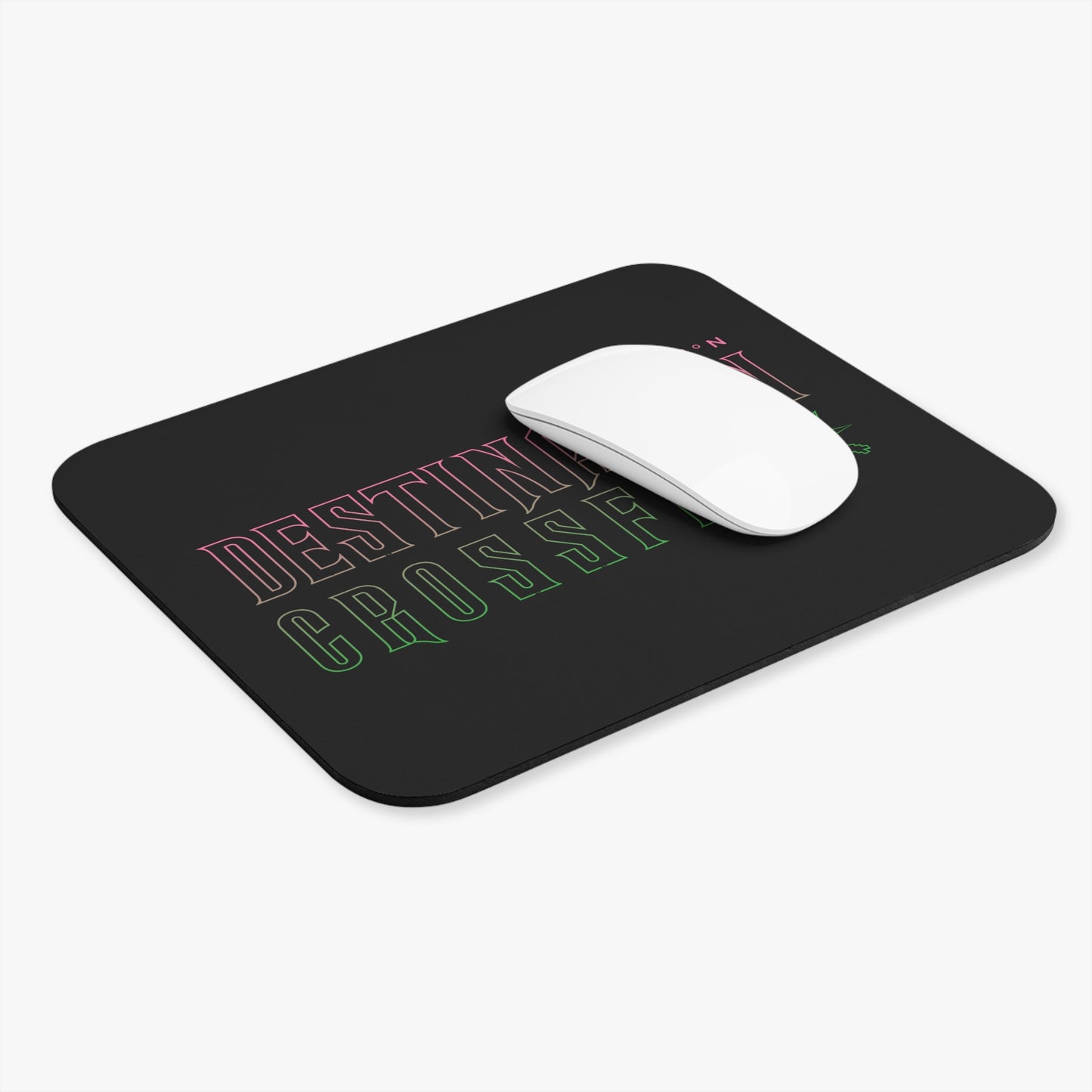 Destination CrossFit Rectangle Mouse Pad - Motivational Fitness Desk Accessory