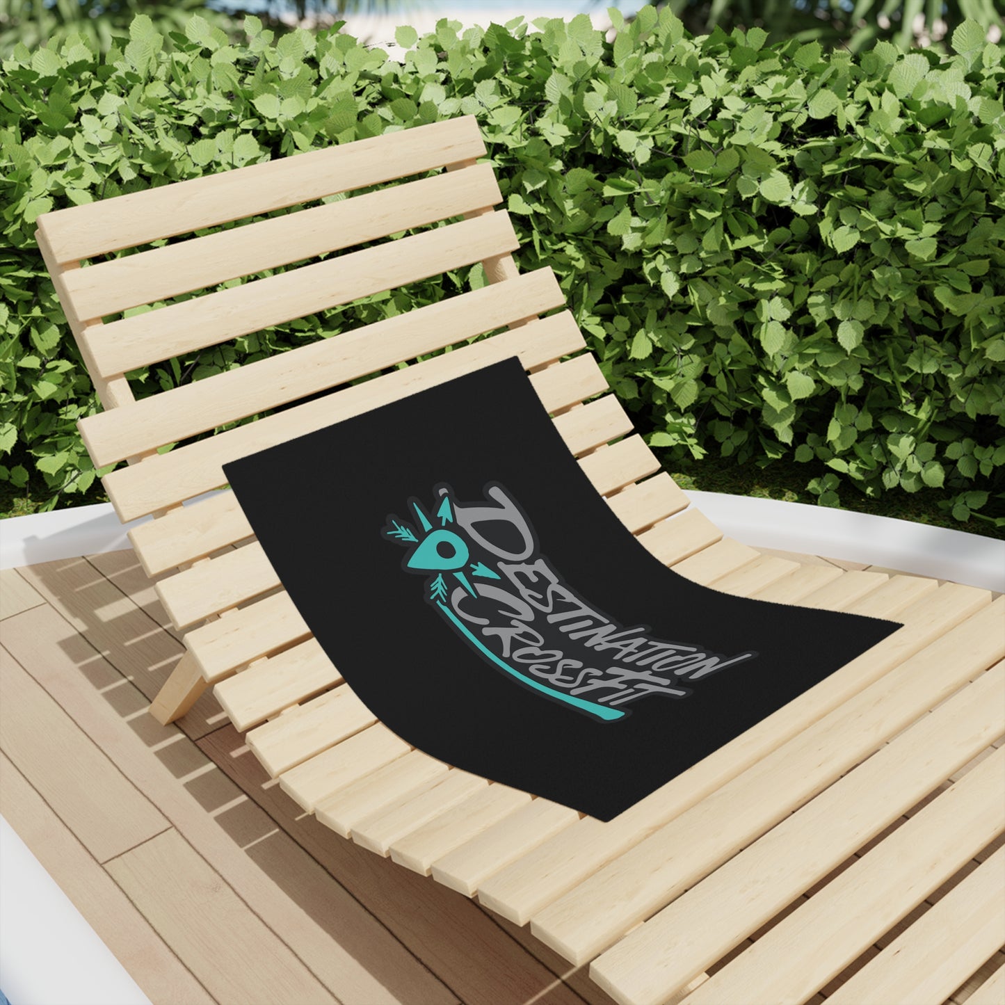 DCF Sauna Plunge Towel BLACK