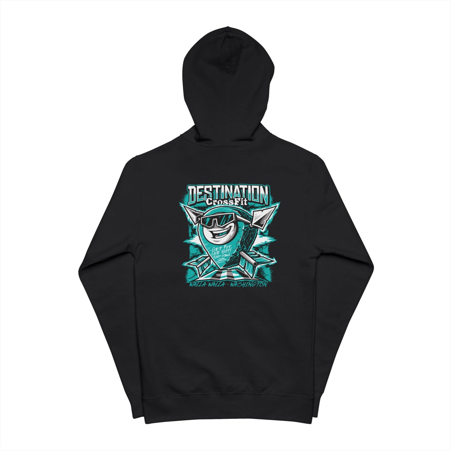 DCF Unisex Fleece Zip Up Hoodie