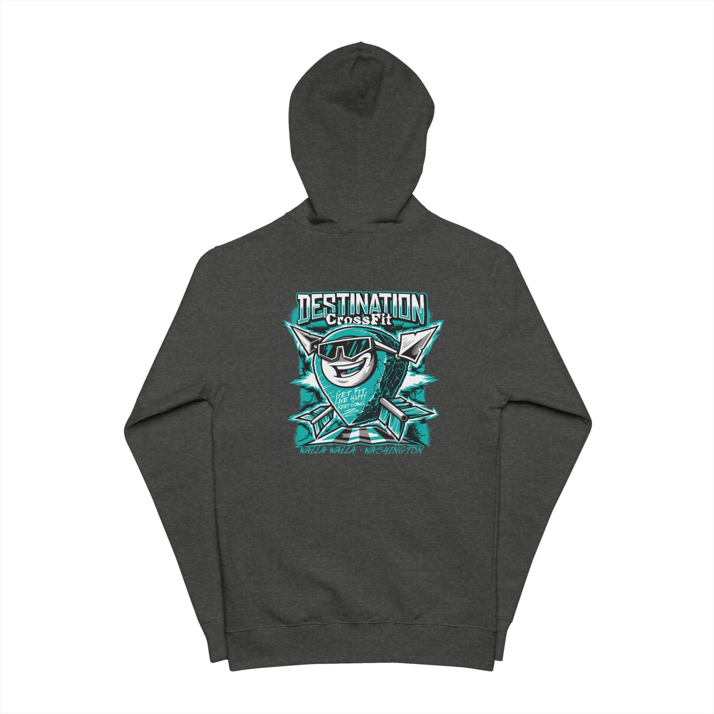DCF Unisex Fleece Zip Up Hoodie