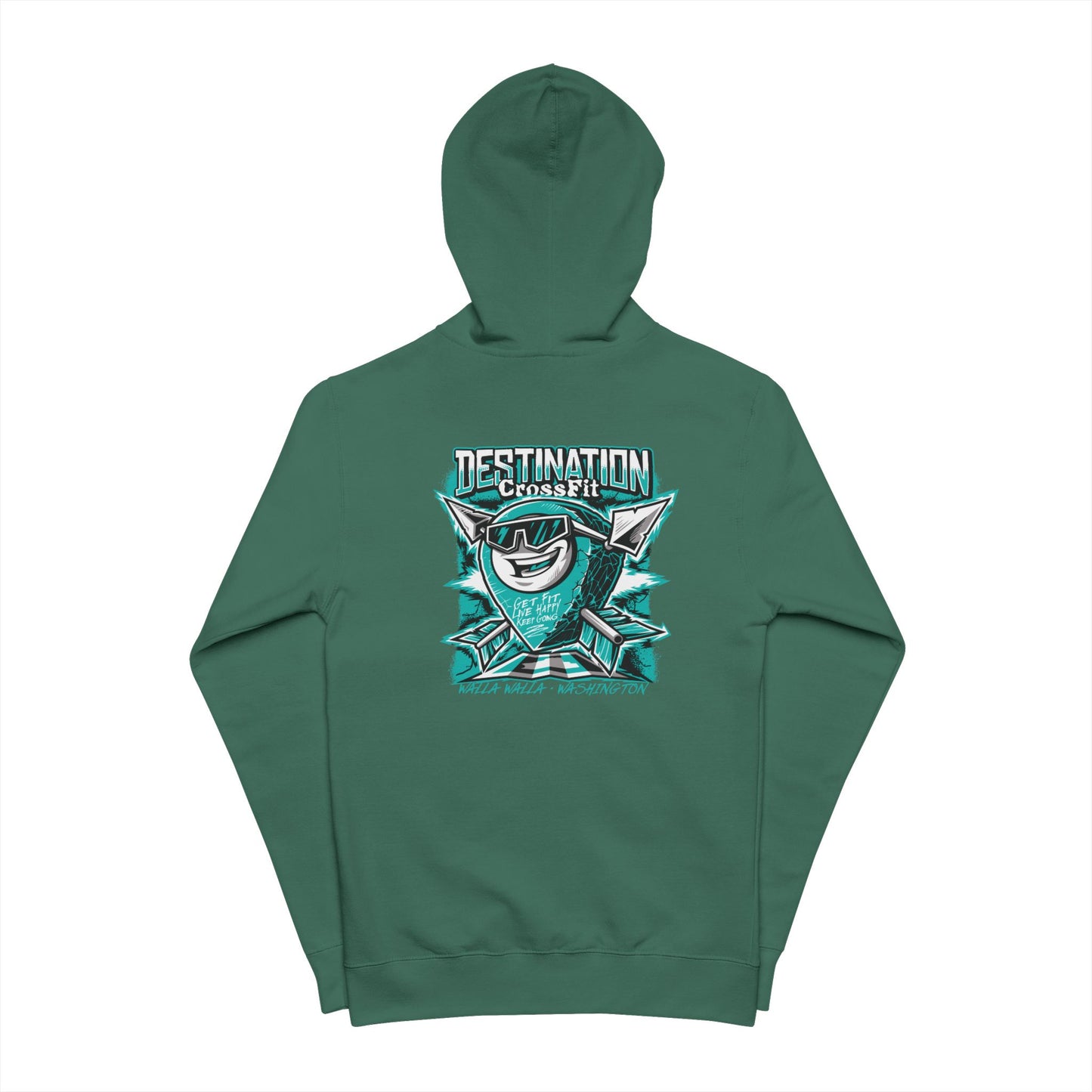 DCF Unisex Fleece Zip Up Hoodie