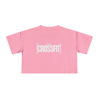 CrossFit Crop Tee - Fitness Apparel, Workout Shirt, Gym Top, Gift for Athletes, Activewear