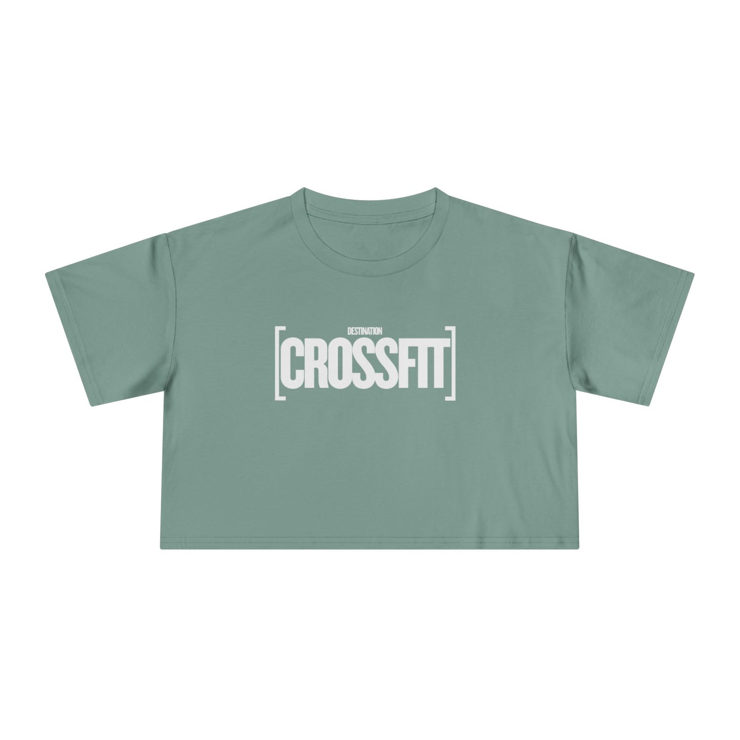 CrossFit Crop Tee - Fitness Apparel, Workout Shirt, Gym Top, Gift for Athletes, Activewear