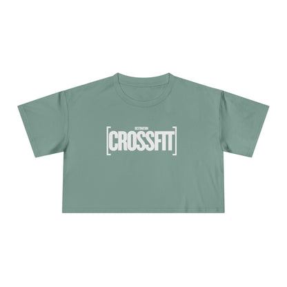 CrossFit Crop Tee - Fitness Apparel, Workout Shirt, Gym Top, Gift for Athletes, Activewear