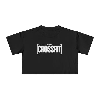 CrossFit Crop Tee - Fitness Apparel, Workout Shirt, Gym Top, Gift for Athletes, Activewear