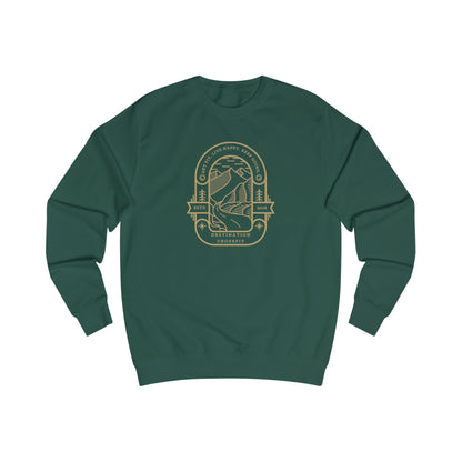 Nature Unisex Sweatshirt, Cozy Gift, Outdoor Adventure, Eco-friendly Apparel, Casual Style, Mountain Lover