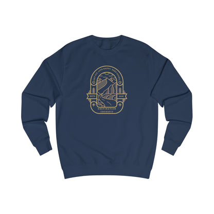 Nature Unisex Sweatshirt, Cozy Gift, Outdoor Adventure, Eco-friendly Apparel, Casual Style, Mountain Lover